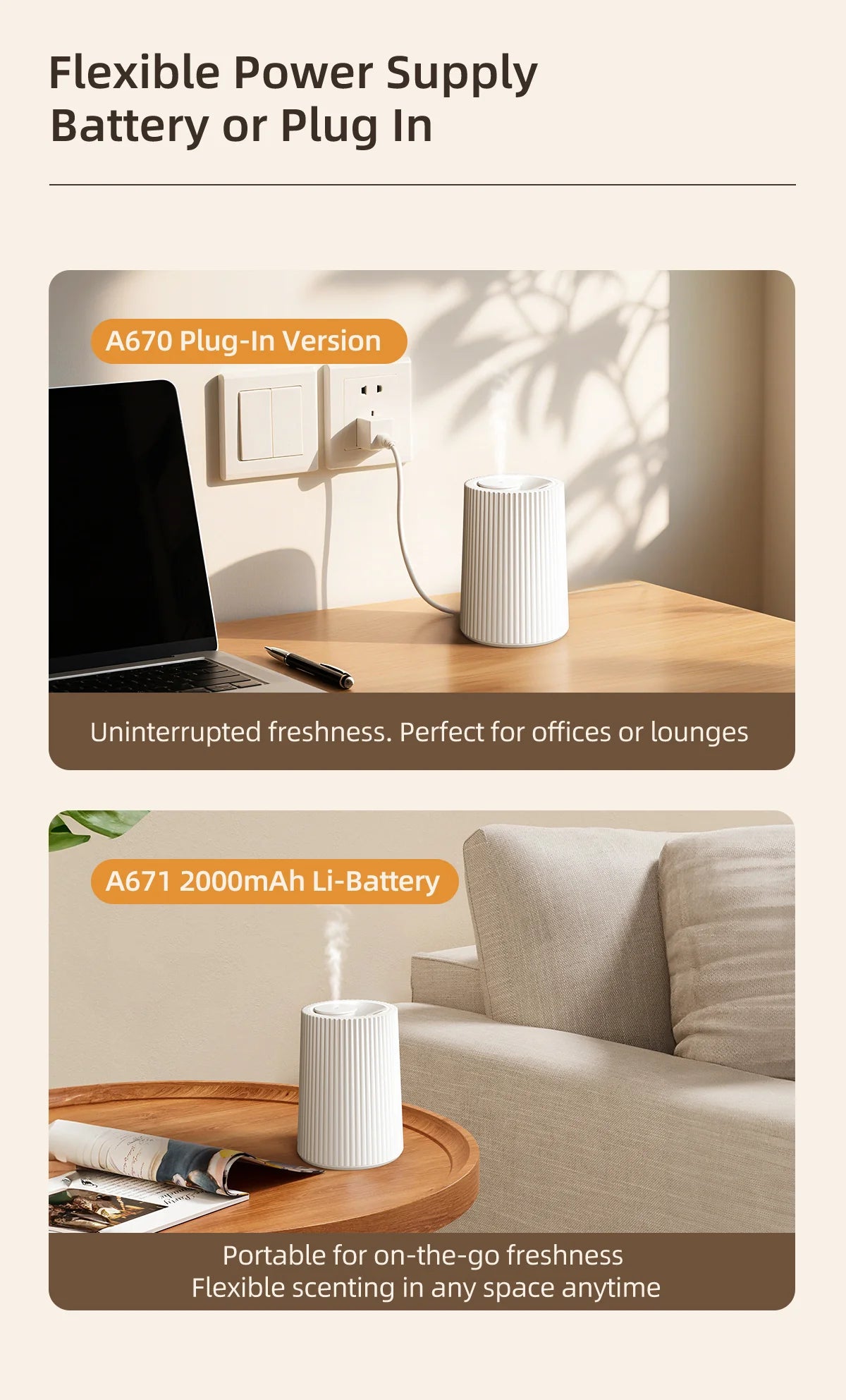 Nazira Aurum – Comfort Duft-Diffuser